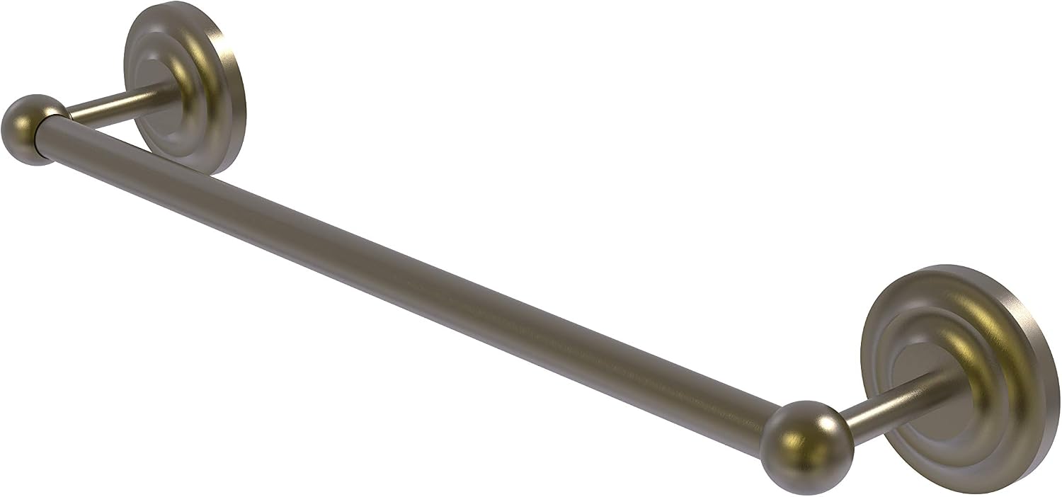 Allied Brass PQN-41/24 Prestige Que Collection 24 Inch Towel Bar, Brushed Bronze
