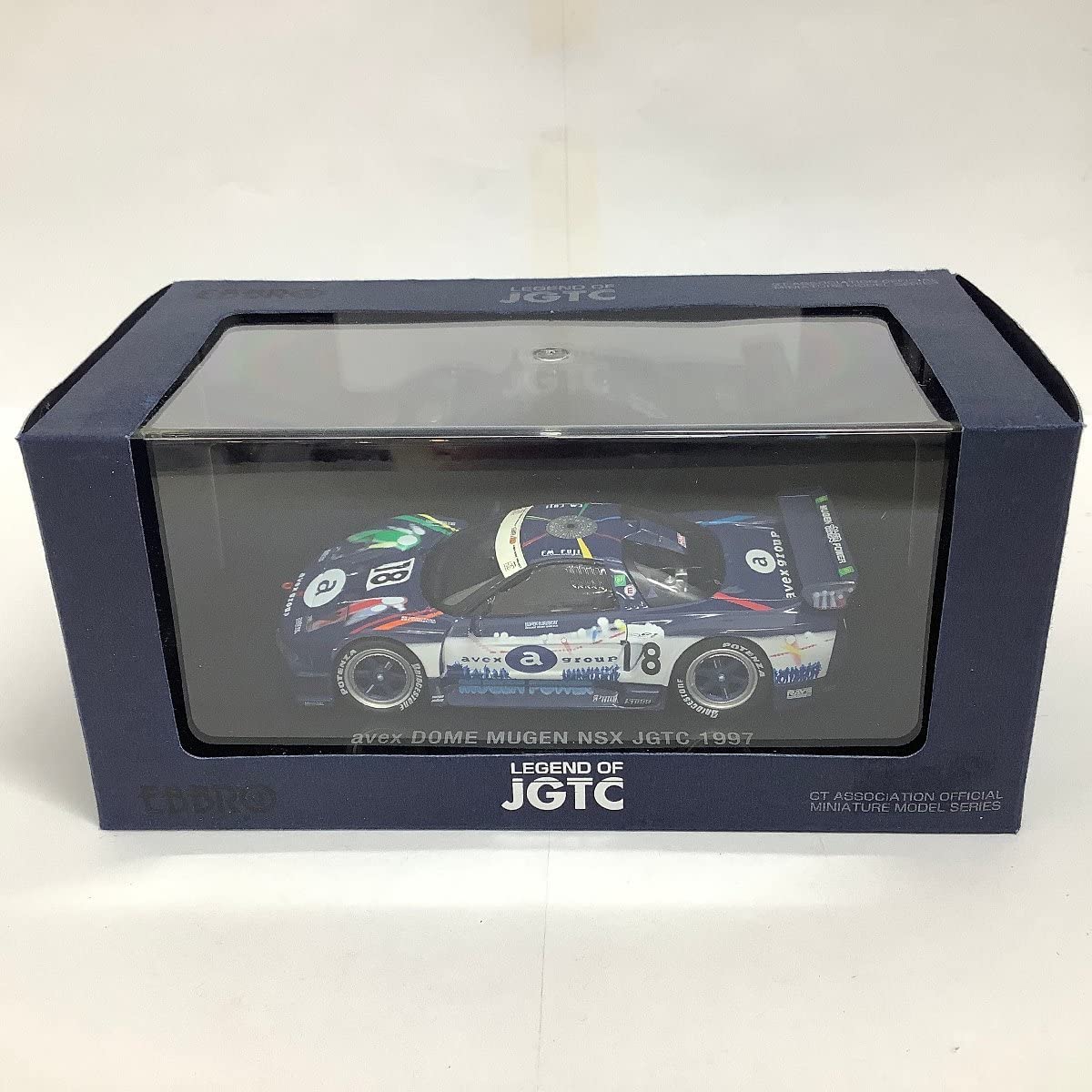 ミニカー EBBRO 1/43 avex DOME MUGEN NSX JGTC 1997 Amazon.co.jp: EBBRO エブロ 1/43 avex DOME MUGEN NSX JGTC 1997 BLUE