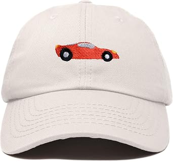 DALIX Race Car Hats Dad Hat Baseball Cap Embroidered Custom Cotton Caps