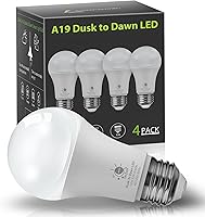 Vista 1 de L LOHAS LED Bombillas de luz del atardecer al amanecer, bombilla E26 de encendido/apagado automático, bombillas para exteriores, bombillas de luz