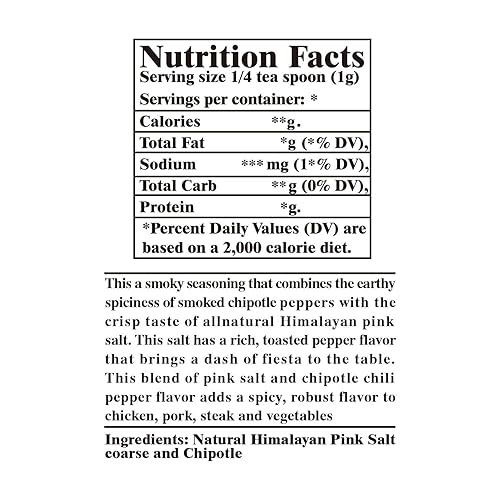Miniatura 9 de Himalayan Chef - Chipotle orgánico con molinillo de cristal de sal rosa del Himalaya 353 oz