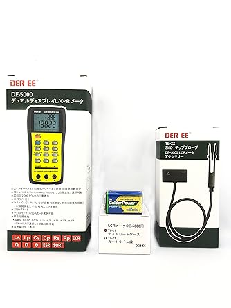 De-5000 High Accuracy Handheld LCR Meter with Tl-21 Tl-22
