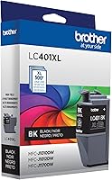 Vista 3 de Brother Cartucho de tinta negro de alta capacidad genuino LC401XLBK