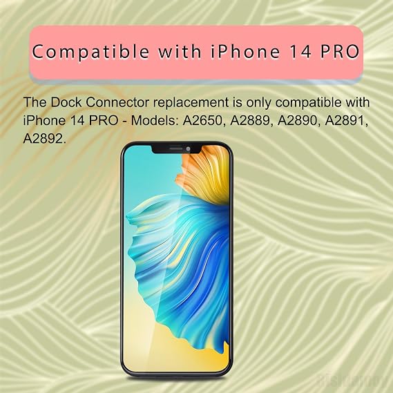 Charging Port Replacement Dock Connector for iPhone 14 Pro