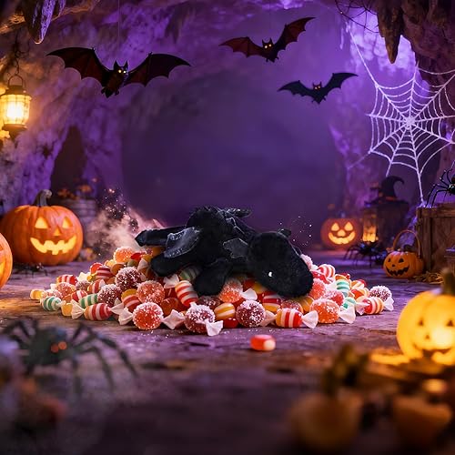 Vista 30 de Apricot Lamb Toys - Peluche de dinosaurio dragón tumbado verde, suave, perfecto para niños (dragón verde, 15 pulgadas)