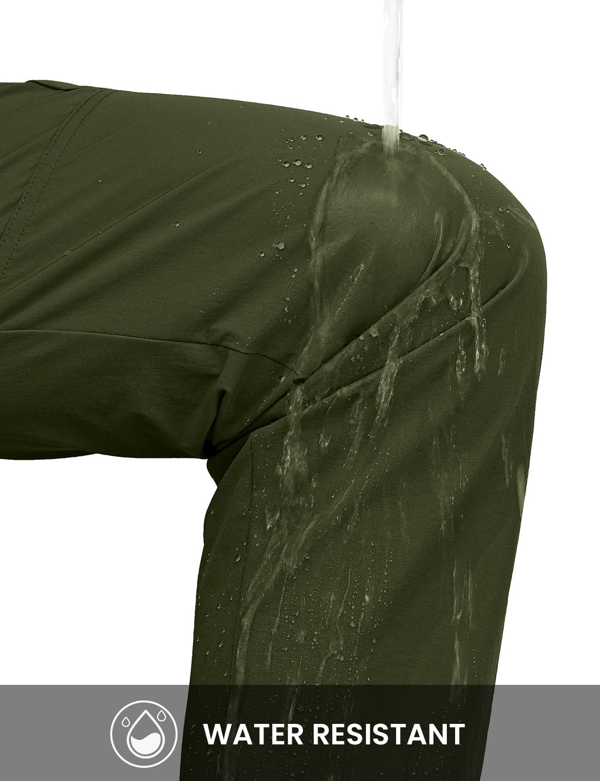 Gopune Pantalones cargo de senderismo para mujer, ligeros, de secado rápido, resistentes al agua, para camping, trabajo, viajes