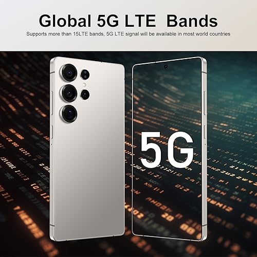 Vista 6 de Teléfono inteligente K25 Ultra Desbloqueado 5G, 8GB RAM 256GB ROM + TF Expansión, Pantalla FHD+ de 7.3", Cámara de 108MP, Selfie de 72MP, Batería