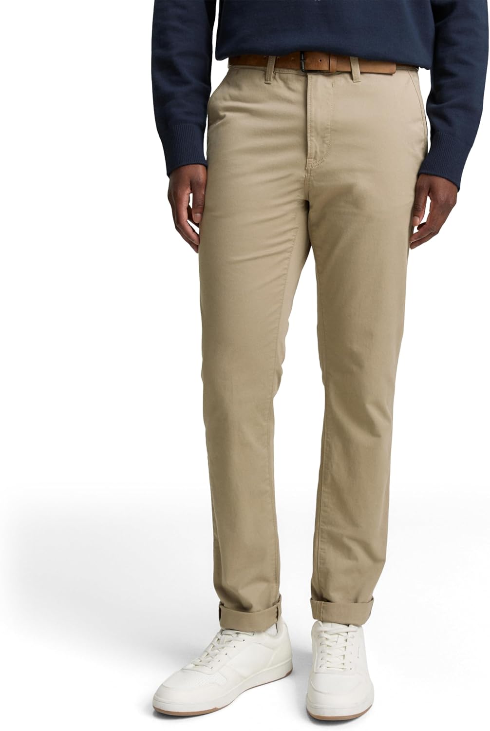 Tom Tailor Denim slim fit chino lichtkaki | wehkamp