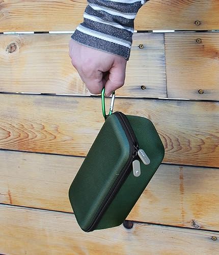 Miniatura 8 de CASEMATIX Funda compatible con radio Midland de 2 vías, Cobra de mano, radio CB de mano Uniden y más, solo funda de viaje portátil