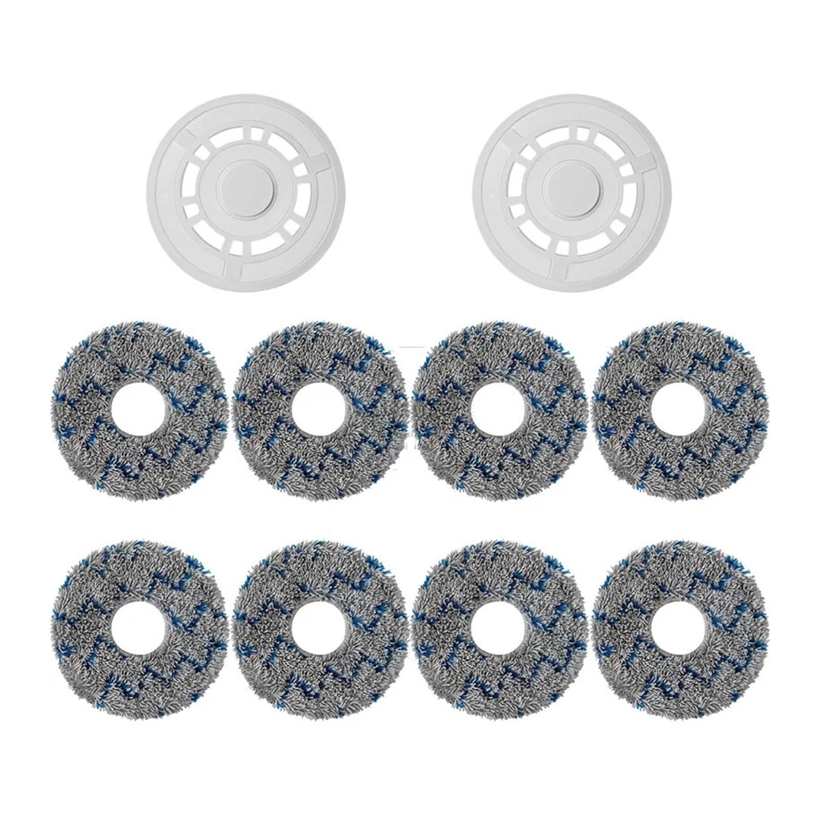 VIXWDRUTY Compatible For Dreame，L10s Ultra / L10s Pro / L10 Ultra Rotary Mop Pads Holder Wipes Rags Vacuum Cleaner Accessories Spare Parts(10pcs A)