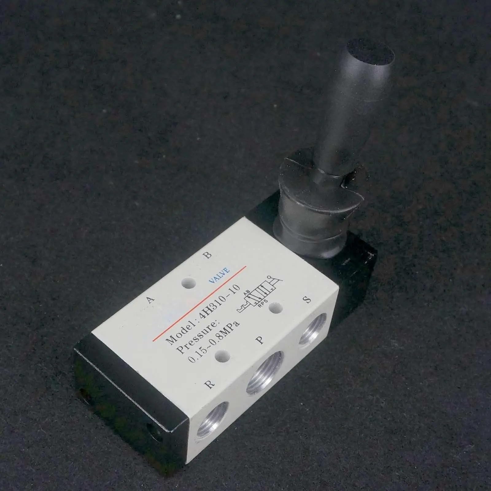 Válvula de tracción manual 4H310-10 G3/8 con control preciso de 5 puertos