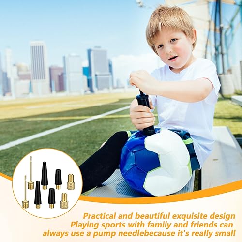 Miniatura 2 de Kit de aguja de bomba de bola, reemplazo de neumático de inflado para compresor de aire portátil para neumáticos inflables, bicicletas, bicicletas,
