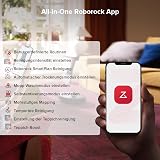 roborock Qrevo S5V Saugroboter mit Wischfunktion&Hebarem Wischmopp, 12.000Pa Saugkraft, Zero-Tangle System, Warmlufttrocknung, Intelligente Hindernisvermeidung, Multifunktions-Dockingstation (Schwarz) - 9