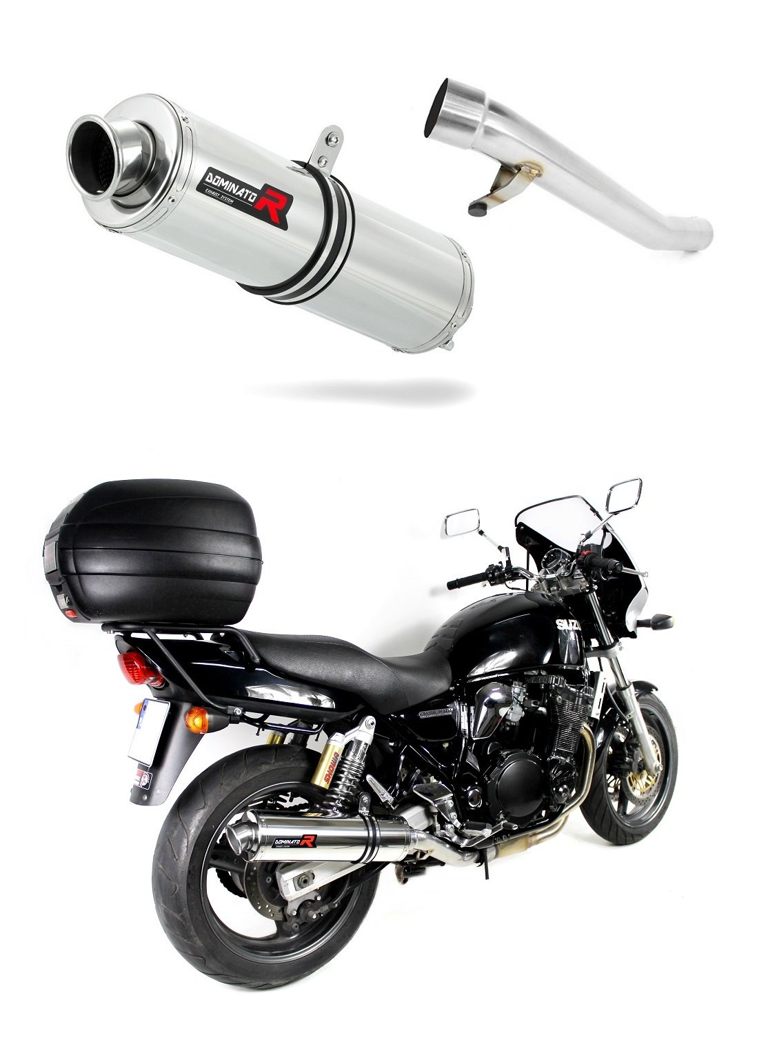 DOMINATOR Silenciador Escape ST compatible con GSX 750 INAZUMA 1997-2003