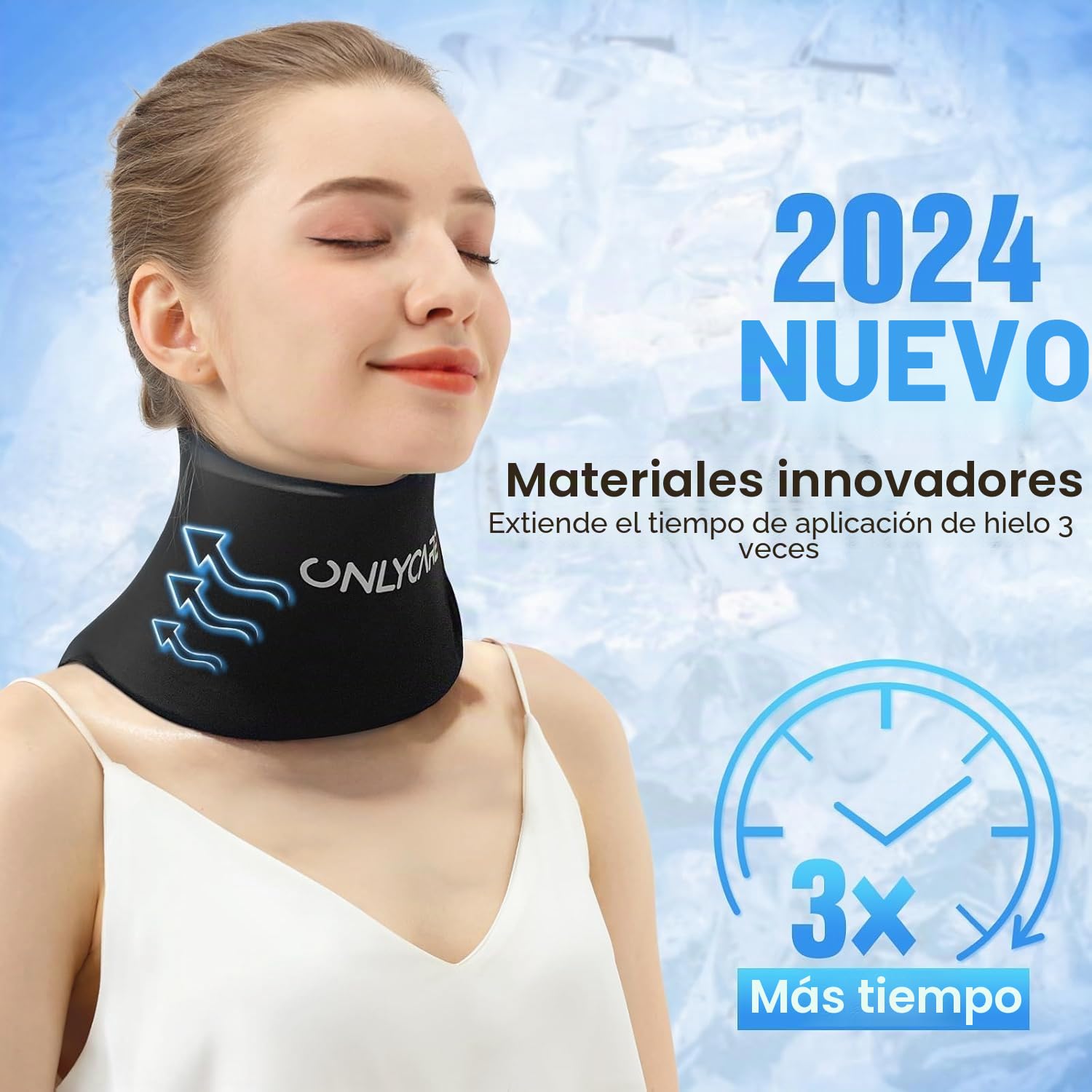 ONLYCARE Paquete de hielo para el cuello, alivio del dolor
