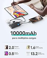 Vista 9 de INIU Cargador portátil, Batería externa ultra delgada de 10000 mAh 45W PD, paquete de batería mini con carga rápida USB-C, accesorios de viaje