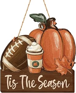 Fall Decorations for Home Fall Door Decor Pumpkin Wooden Wall Sign