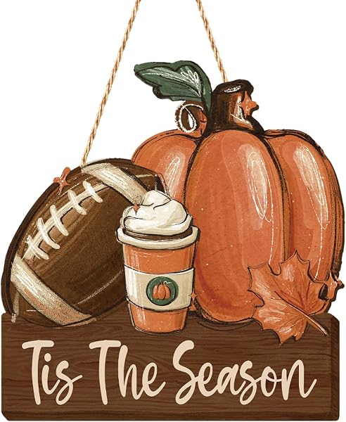 Fall Decorations for Home Fall Door Decor Pumpkin Wooden Wall Sign