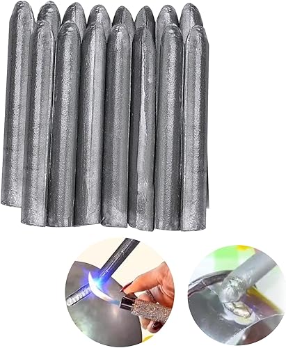 SAMIQU Varillas de soldadura universales, varillas de soldadura de núcleo de flujo de baja temperatura para principiantes, para aleación de