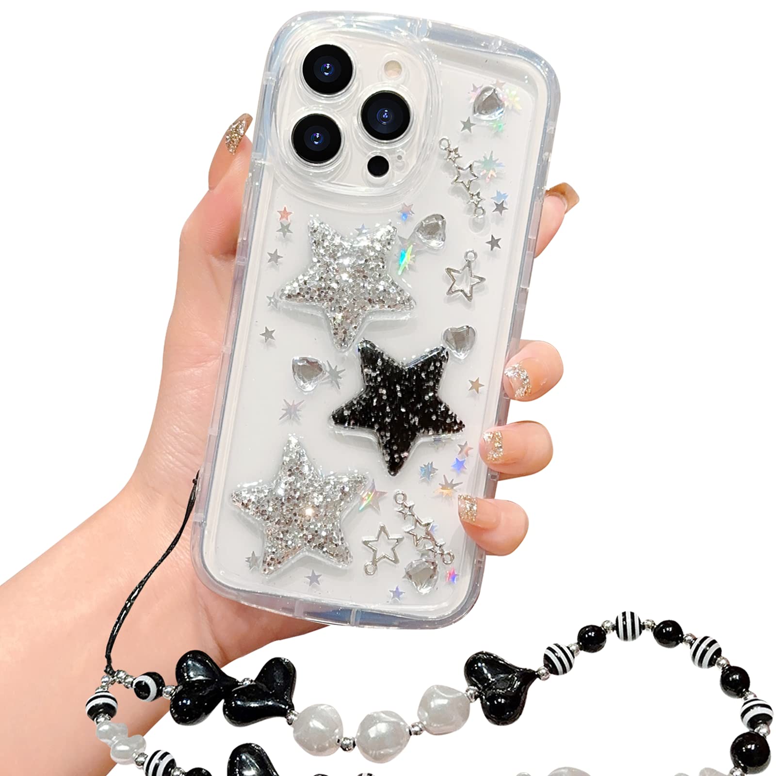 Amazon.co.jp: ZSYTZL iPhone 13 Pro用ケース クリア かわいい