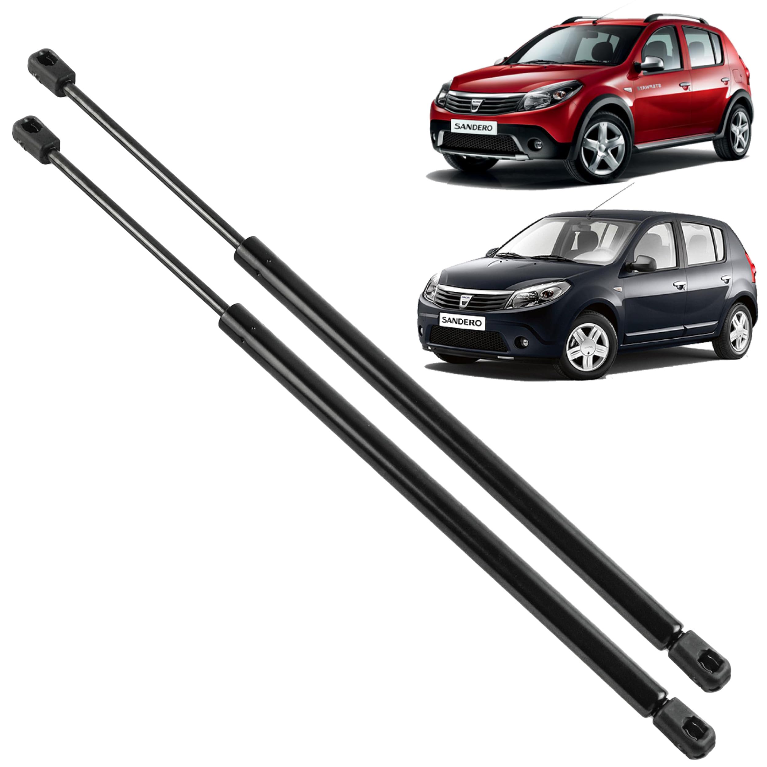 2 verins de coffre compatibles pour Sandero 1, Sandero Stepway 1 et Logan MCV (2006-2012) Vérins de hayon | 8200735264, 8200526363