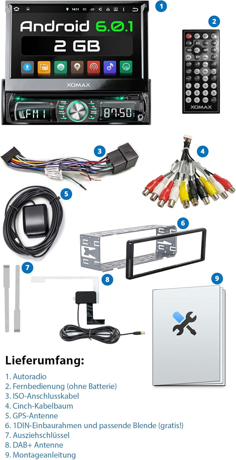 XOMAX XM-DDA711 Steering Wheel Control Interface
