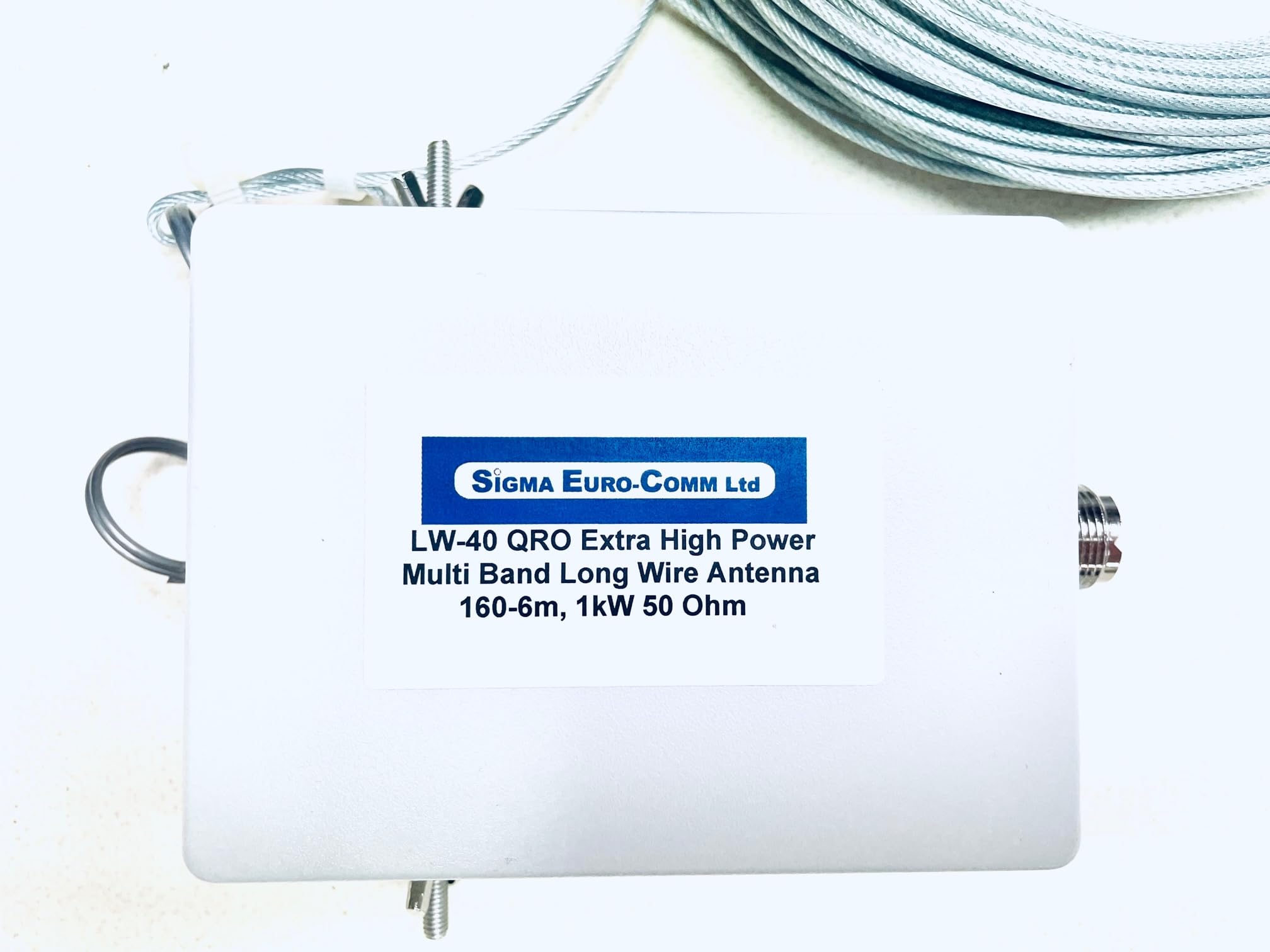 LW-40 HF QRO 1Kw 160-6m Long Wire Multiband Antenna