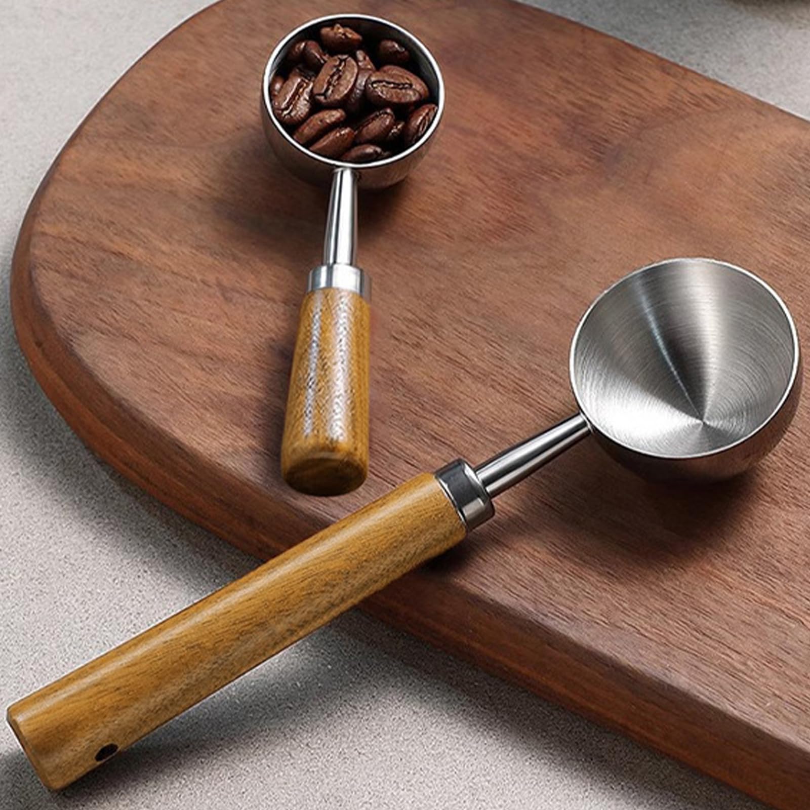 15ML Tablespoon Measuring Spoon - Stainless Steel Coffee Scoop With Long Handle