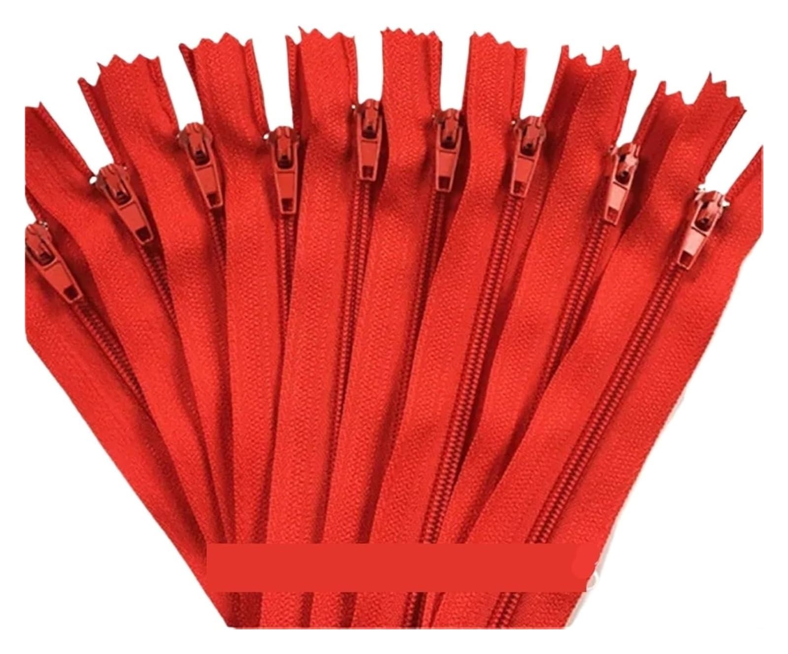 20pcs Closed End Tailor Sewing Craft (3-40 Inch 7.5-100 CM(Red)
