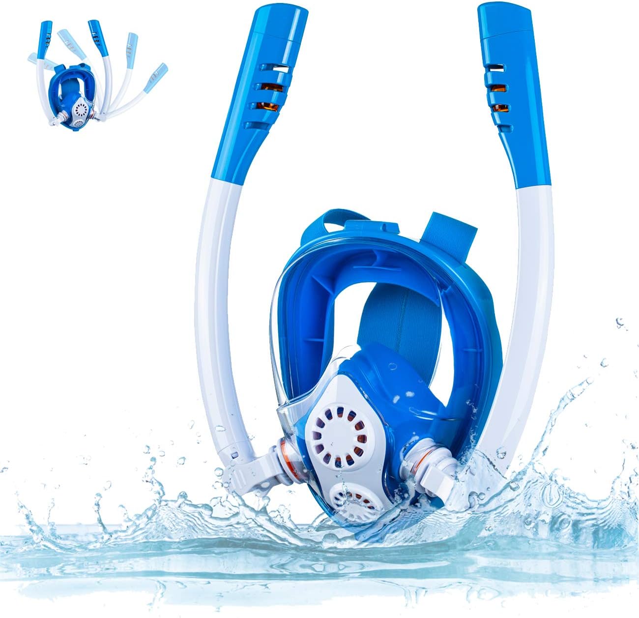HAWGON Snorkel Mask, Safe K2 Breathing System Full Face
