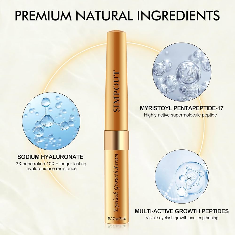 Bellyful Eyelash Serum 2本セット Amazon.com: Simpout Eyelash Serum - Fuller & Longer Looking