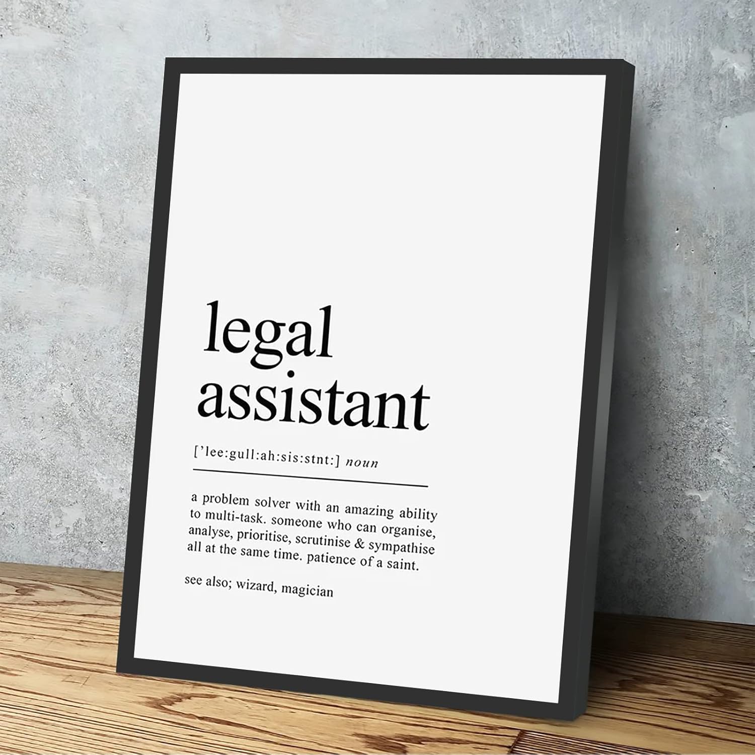 Amazon.com: Bedroom Decorations,Legal Assistant Gift,Legal Assistant ...