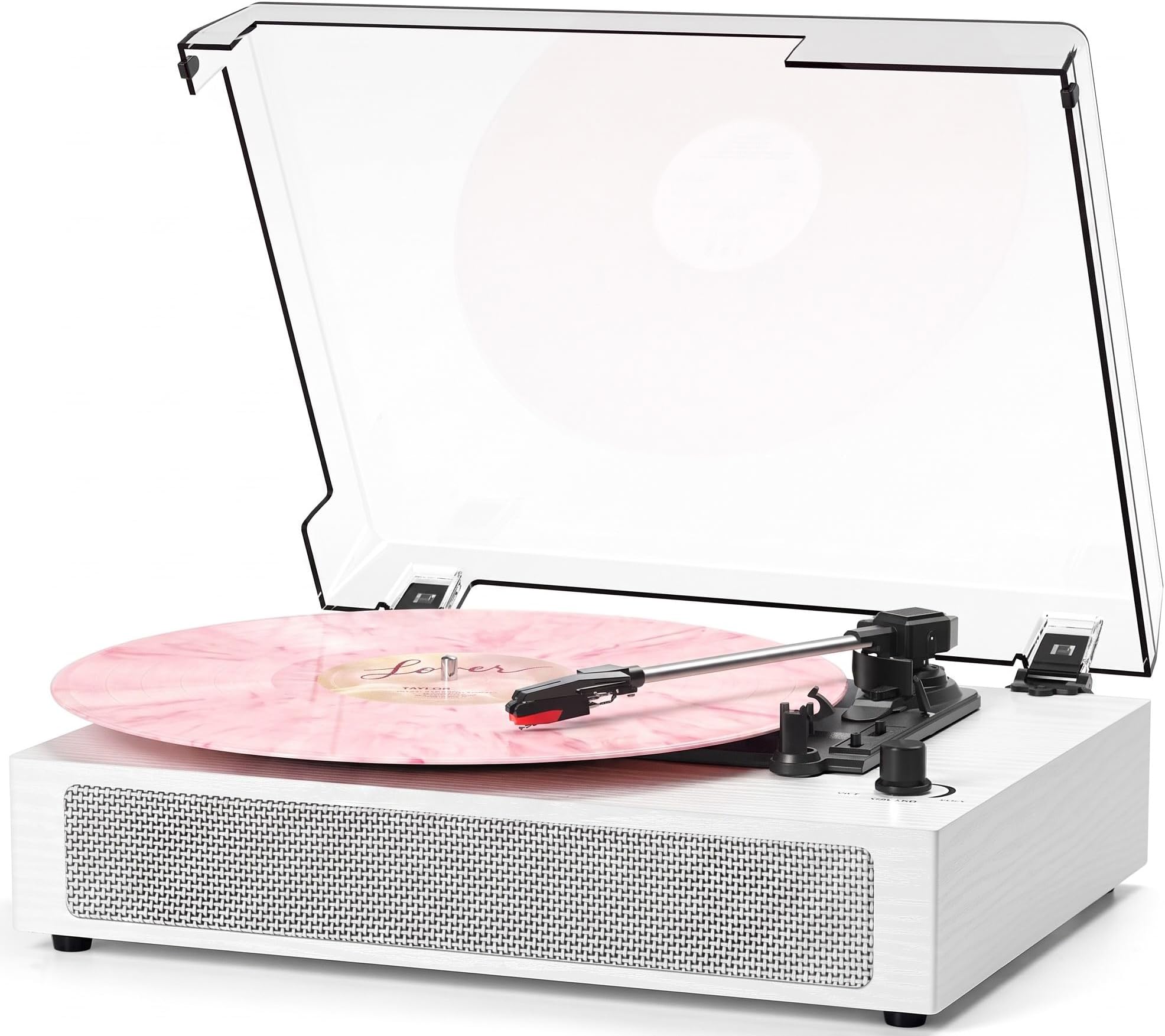 Record Player with Stereo Speakers 3-Speed Bluetooth LP Turntable