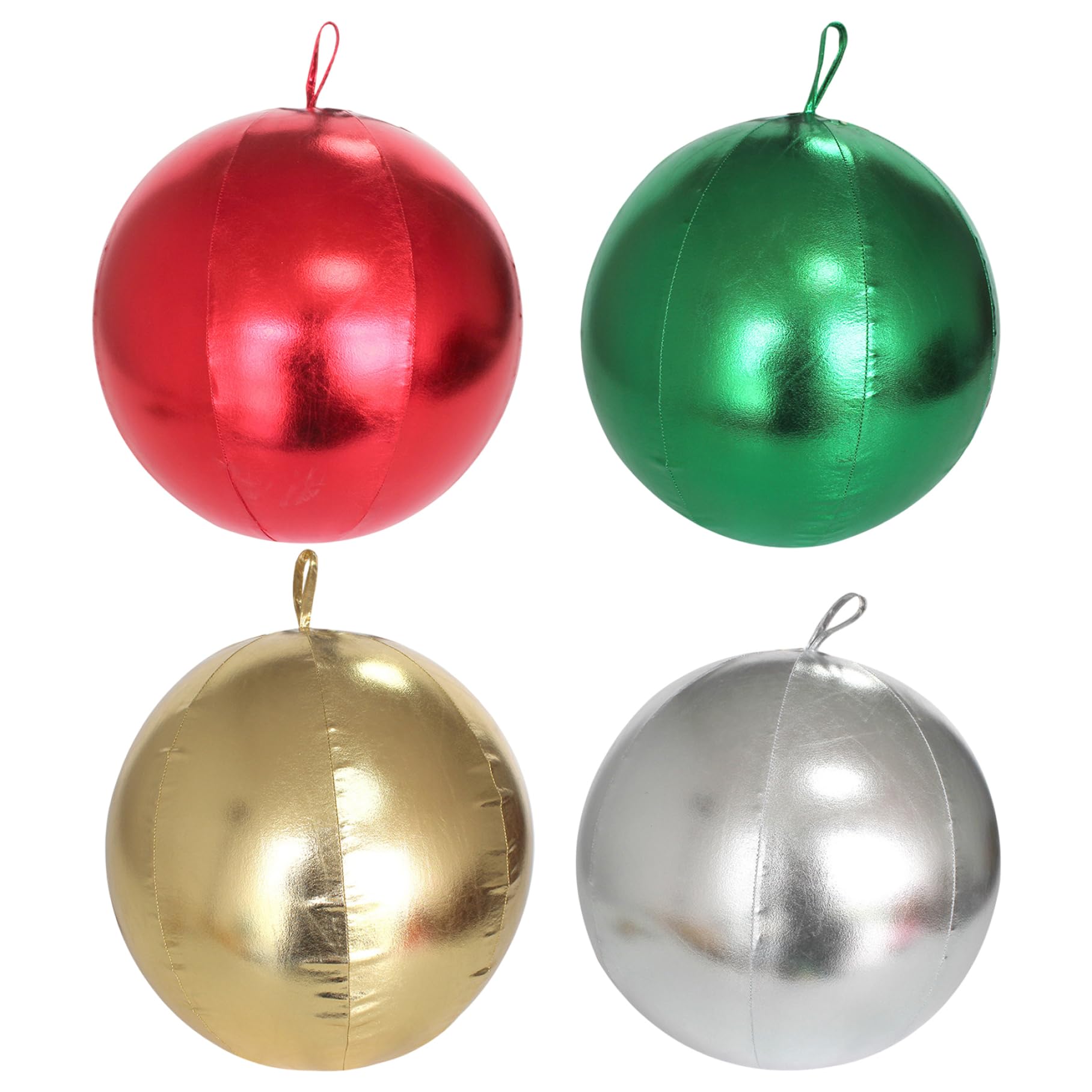 Boules de noël gonflables géantes de haute qualité en PVC résistant