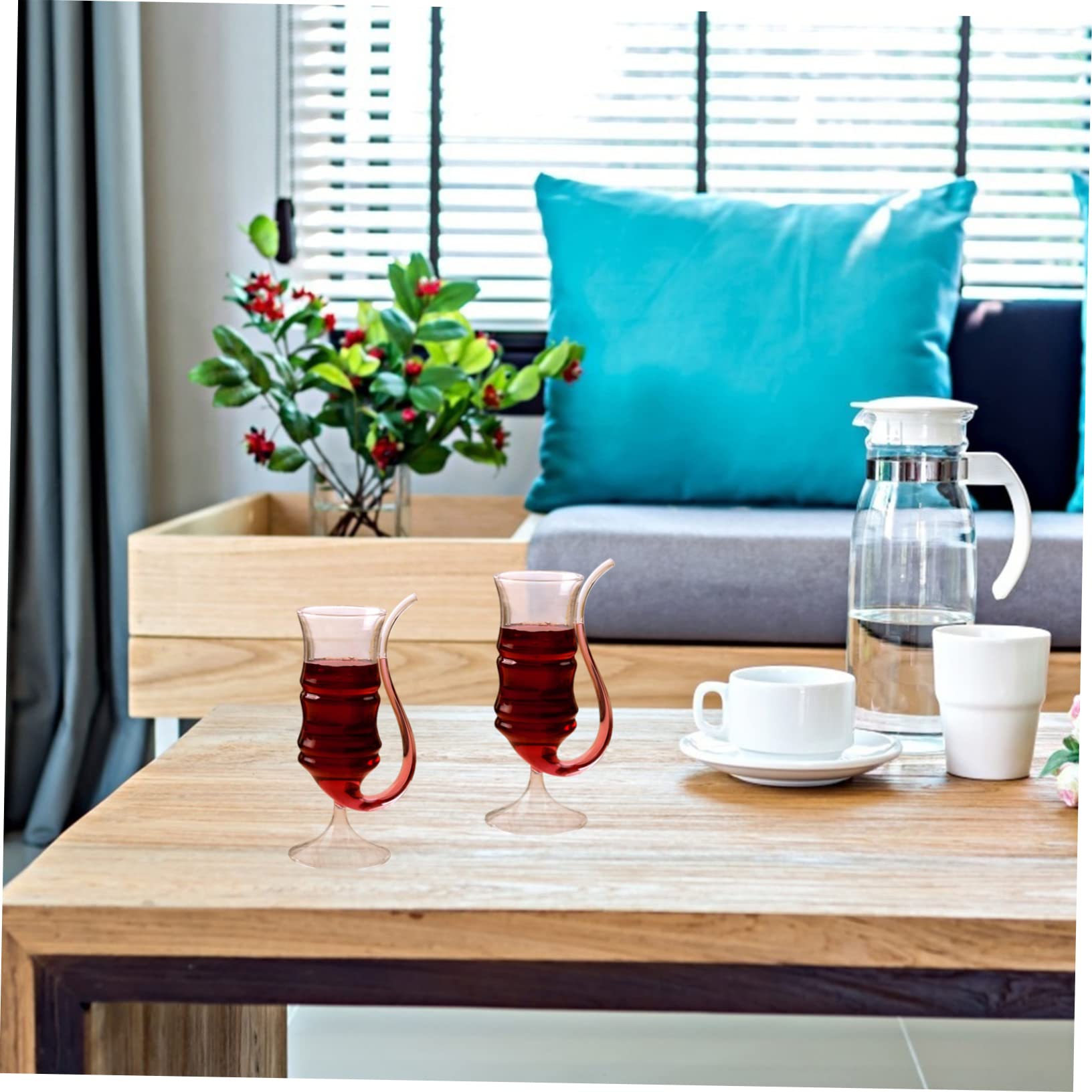 3 Sätze Mojito Cocktailgläser Mit Strohhalm Transparentes Trinkglas Für Zuhause Vielseitig Einsetzbar Für Saft Wein Und Party 2 Stück * 3