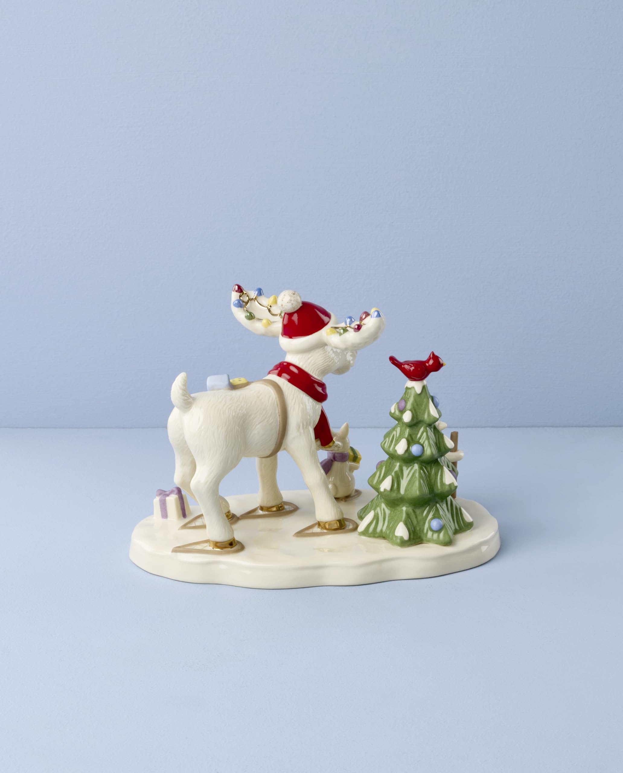 Amazon.com: Lenox 897676 Marcel The Moose Delivering Gifts
