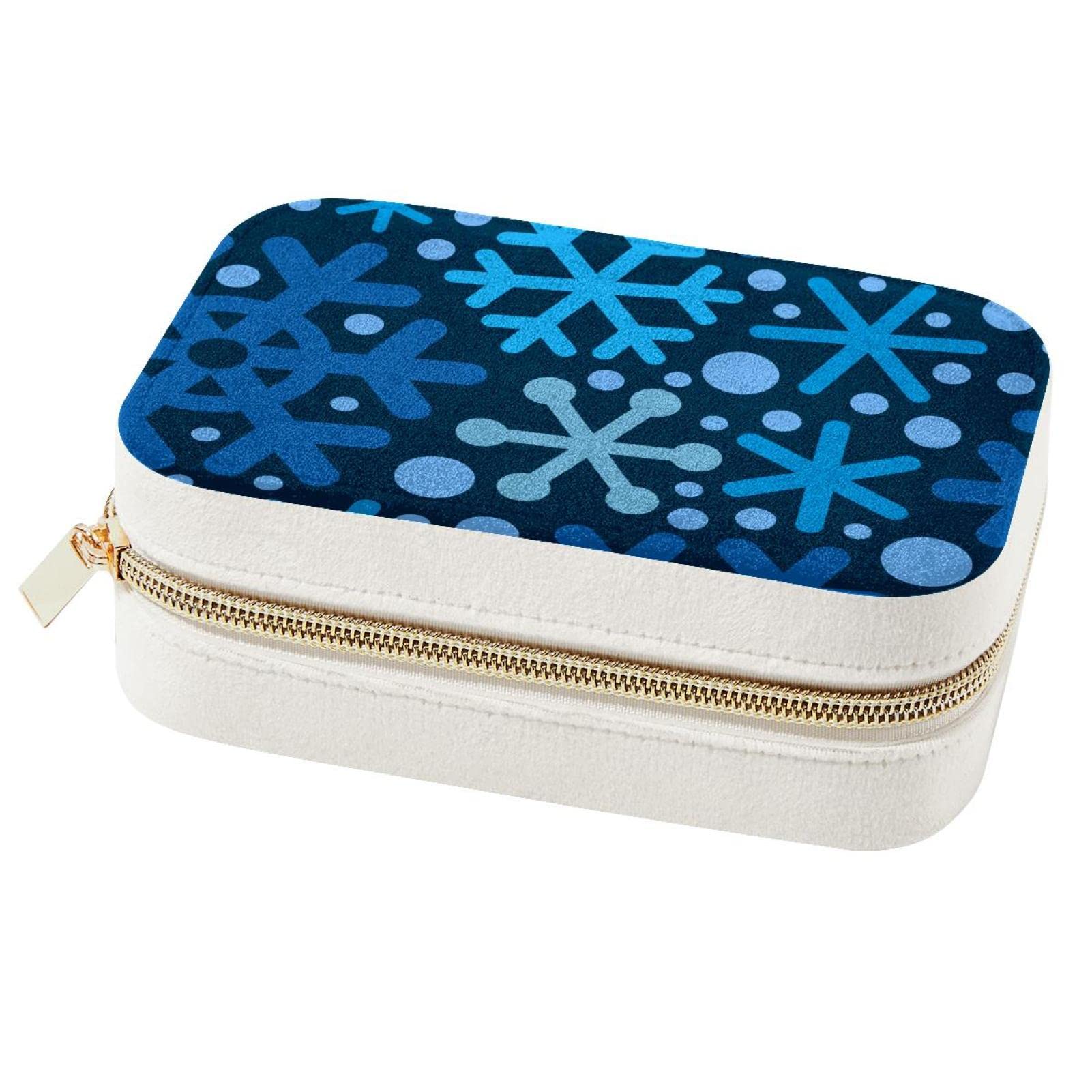Boîte à bijoux de voyage à compartiments pour bagues filles