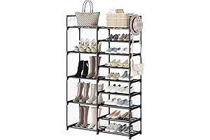 WOWLIVE 9-Shelf Rack Shoe Storage: Keep Your Shoes Organized with Style