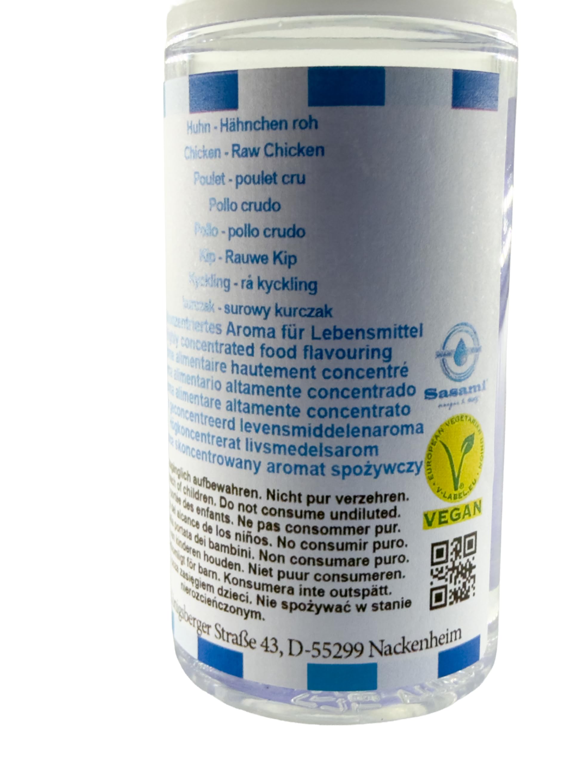 Pollo crudo aroma concentrado - Vegano - Sasami - 10ml
