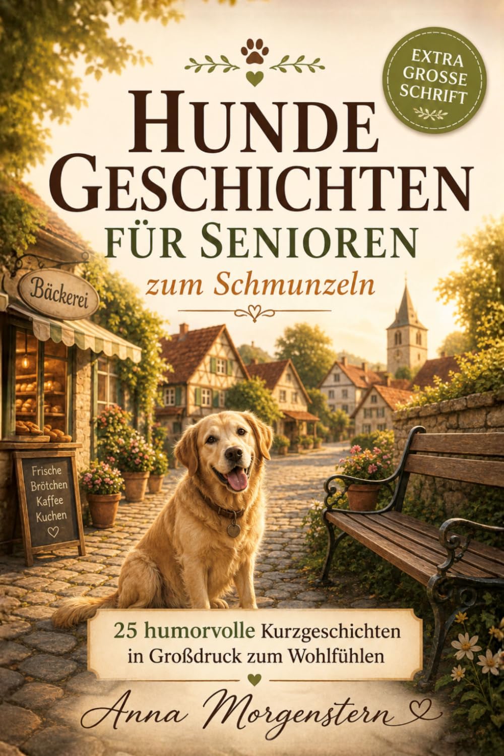 Hundegeschichten für Senioren zum Schmunzeln: 25 humorvolle Kurzgeschichten in Großdruck zum Wohlfühlen, Entspannen und Erinnern (Kurzgeschichten für Senioren zum Schmunzeln (Großdruck))