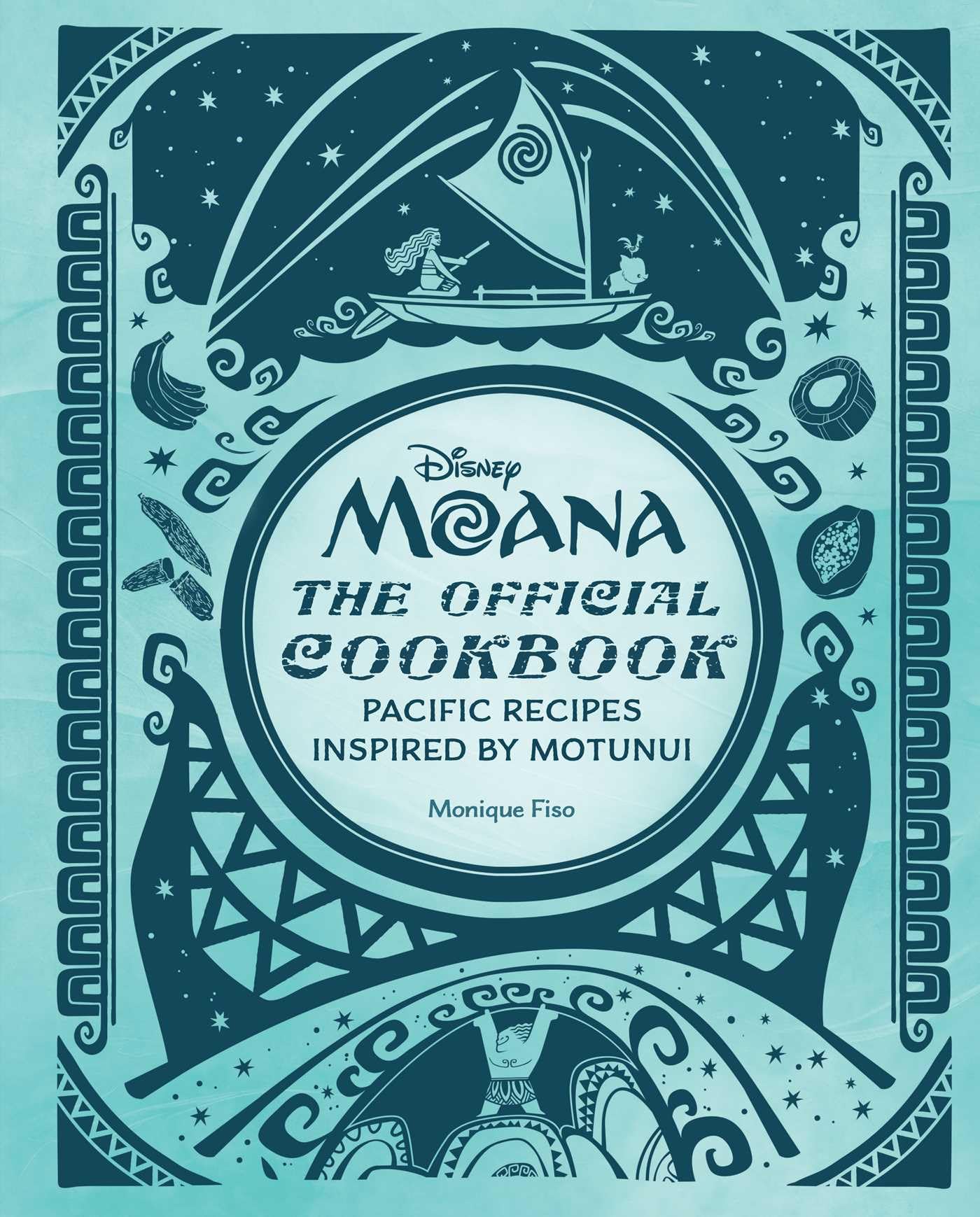 Disney Moana: The Official Cookbook by Katie Monteith (Hardback Book)