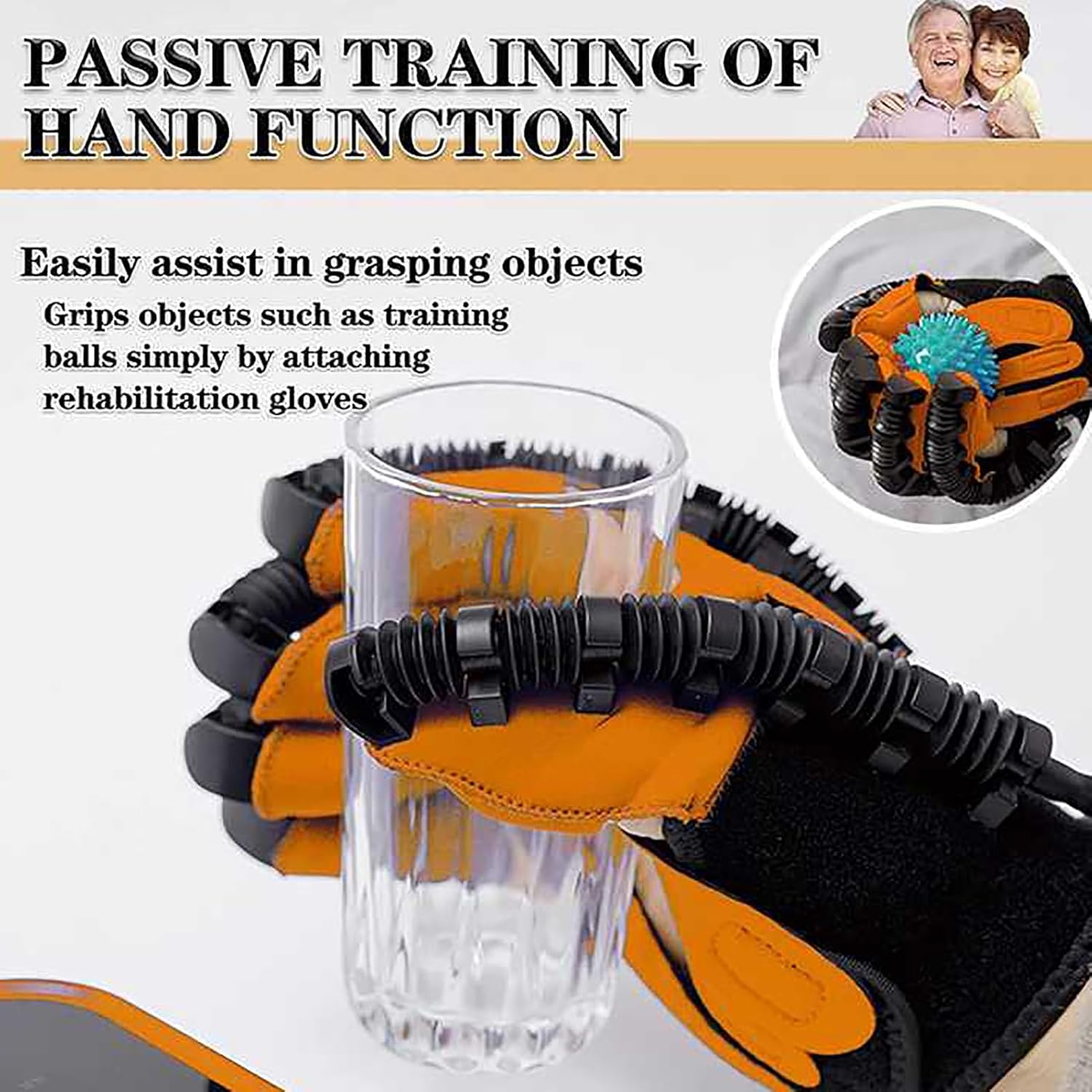 Hand Bilitation Robot Gloves, 9-Level Strength Adjustment Equipment, with Multi-Finger Training/Mirror Mode, for Physical Therapy of Hand Stroke