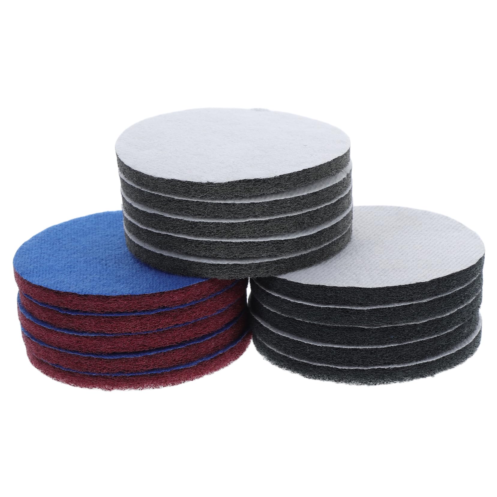 KONTONTY 15Pcs Scouring Pad Replacement for Electric Cleaning Brush Non Scratch Heavy Duty Scrubber Attachment for Efficient Kitchen and Tile Cleaning