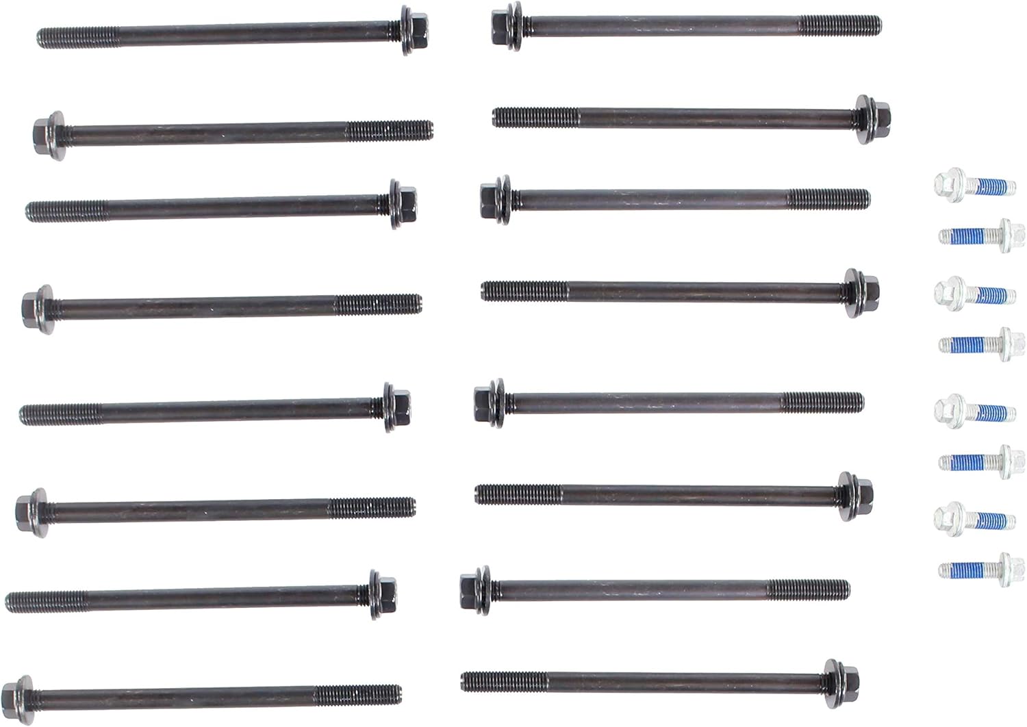 DNJ HBK1105 Head Bolt Kit for 2002-2012 Dodge, Jeep, Mitsubishi, Ram 1500, Commander, Dakota 3.7L V6 12V SOHC 226cid