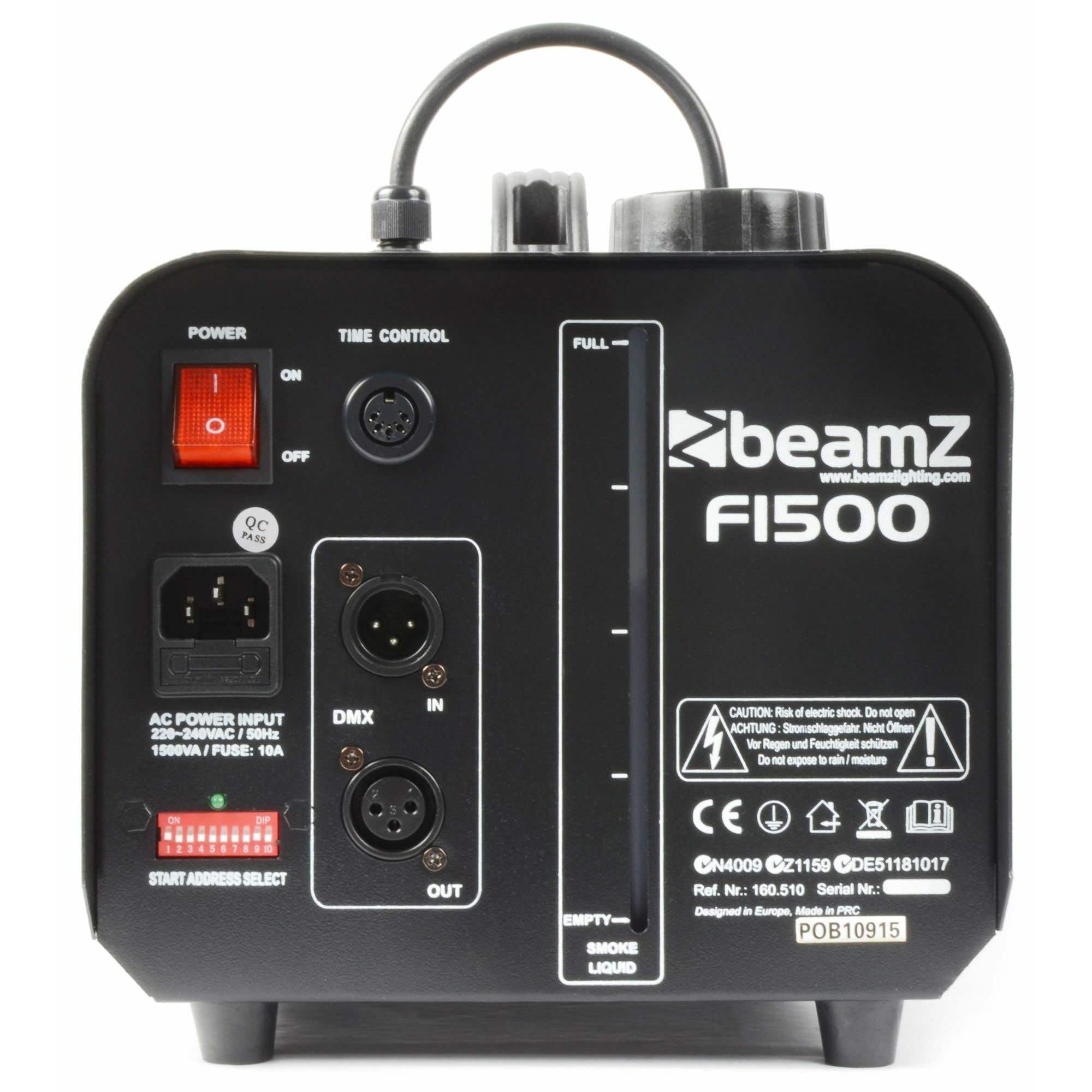 BeamZ F1500 Acqua 1.2L 1500W Nero