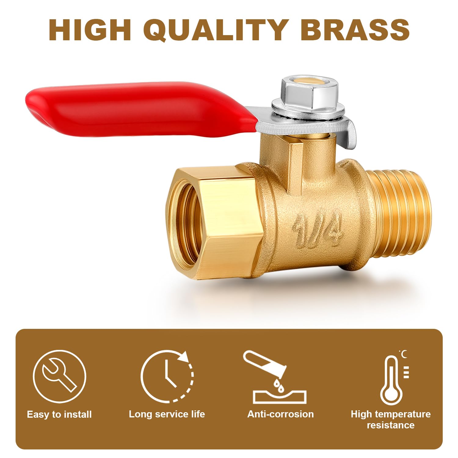 1/4 NPT Air Compressor Valves - 3 Pack -4 1/4 NPT Air Compressor Valves - 3 Pack -4