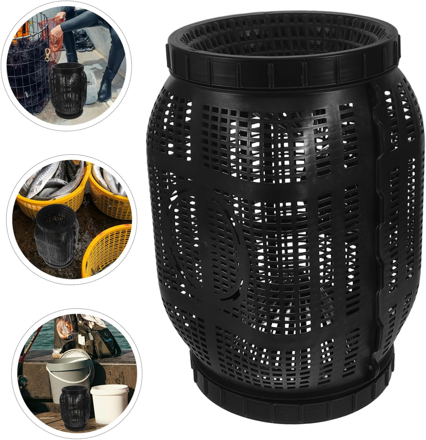 Kisangel Fish Cage Ground Sinking Net Circular Design for Enhanced Fish Wellbeing
