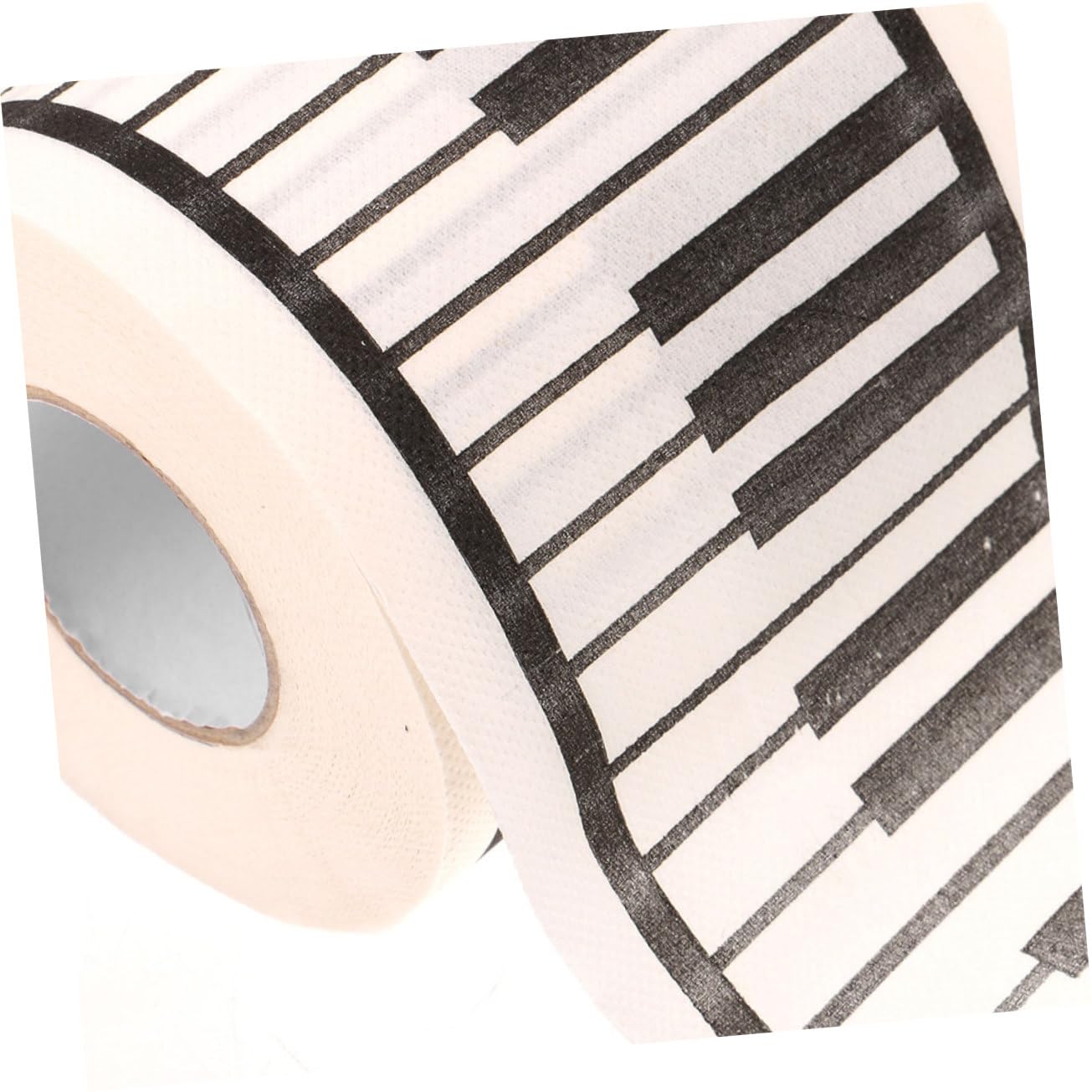 Carta Igienica a Rotolo a Forma di Pianoforte, 5 Pezzi, Carta Stampata Decorativa per Bagno, Regalo Creativo per Musicisti e Amanti della Musica
