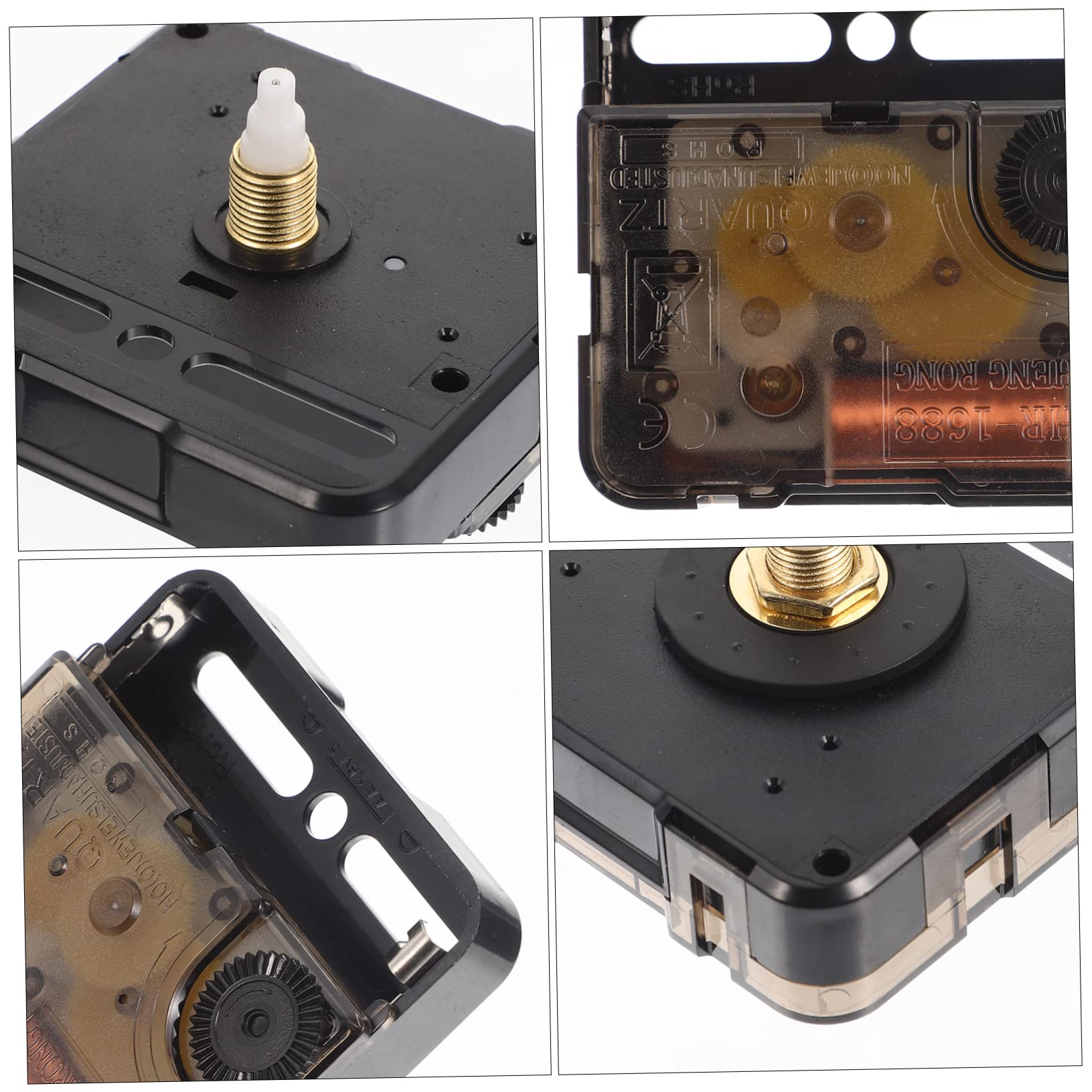 UKCOCO 5 Sets beweging van de wandklok klok mechanisme vervangingsset voor wand onderdelen kit sport- Accessoires dossier Onderdeel suite plastic