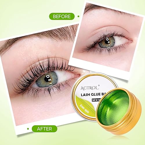 Miniatura 2 de Bálsamo de pegamento para levantamiento de pestañas, permanente para levantar pestañas, manzana verde, fijación fuerte, pestañas y cejas, pegamento